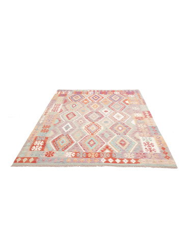Tappeto Kilim Afghanistan 183x246 Grigio Tenue
