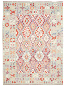 Tappeto Kilim Afghanistan 179x244 Verde Menta C