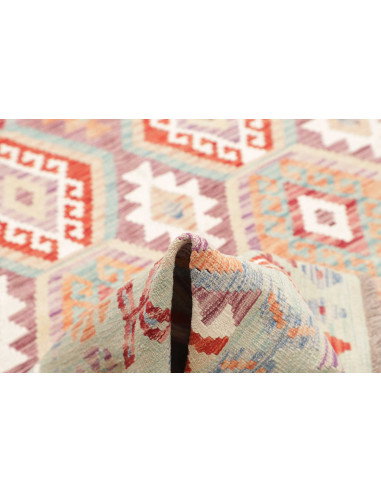 Rug Kilim Afghanistan 179x244 Mint Green Coral