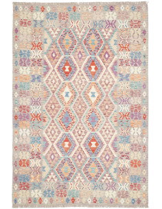 Rug Kilim Afghanistan 167x248 Light Grey Terrac
