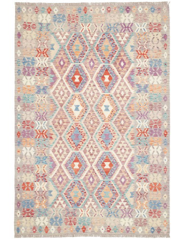 Rug Kilim Afghanistan 167x248 Light Grey Terrac