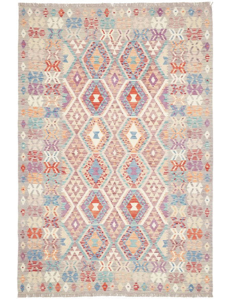 Rug Kilim Afghanistan 167x248 Light Grey Terrac