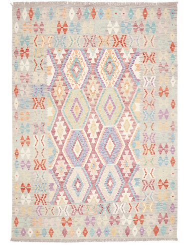 Rug Kilim Afghanistan 177x247 Multicolor Pastel