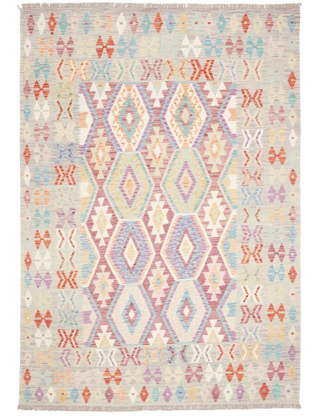 Tappeto Kilim Afghanistan 177x247 Multicolore P