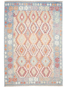 Rug Kilim Afghanistan 178x256 Light Blue Cream