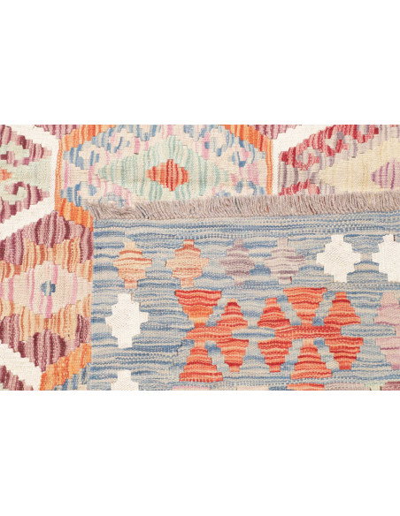 Rug Kilim Afghanistan 178x256 Light Blue Cream