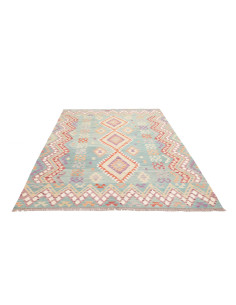 Tappeto Kilim Afghanistan 176x255 Turchese Lava 2