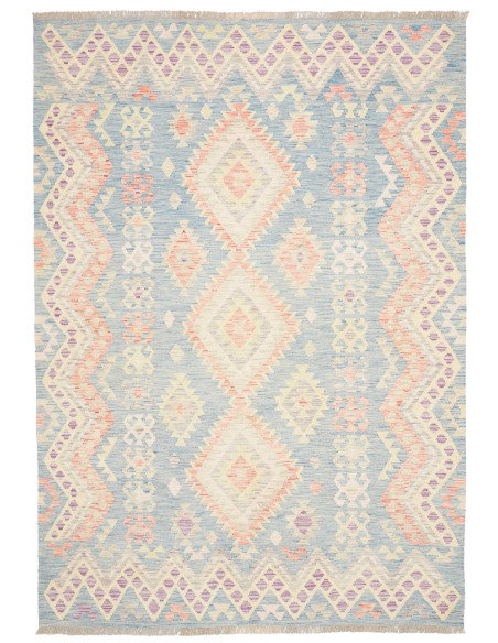 Rug Kilim Afghanistan 175x250 Sky Blue Denim Bl
