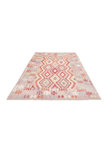 Tappeto Kilim Afghanistan 176x253 Grigio Lavand