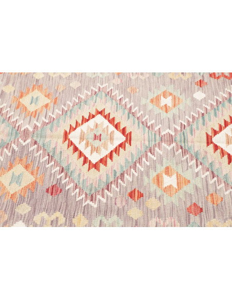 Tappeto Kilim Afghanistan 154x207 Grigio Chiaro