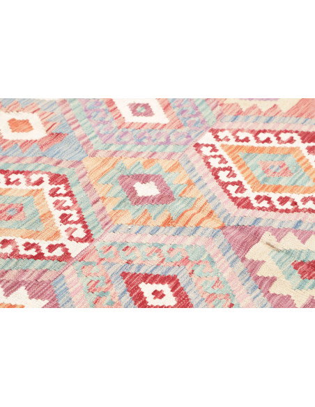 Tappeto Kilim Afghanistan 157x191 Grigio-lilla