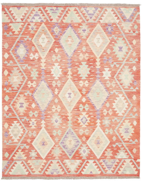 Tappeto Kilim Afghanistan 158x198 Terracotta Cr