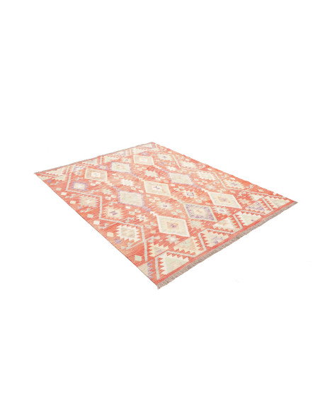Tappeto Kilim Afghanistan 158x198 Terracotta Cr