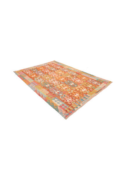 Tappeto Kilim Afghanistan 176x250 Arancio Terra