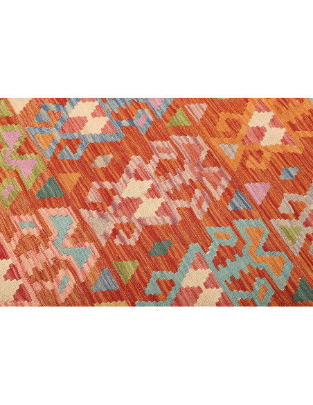 Tappeto Kilim Afghanistan 176x250 Arancio Terra