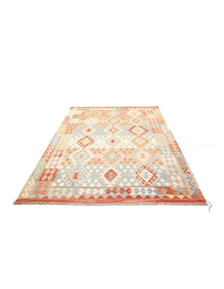 Kilim 174x244 Cm Kilim Afghanistan Hand-carded Wool Cotton