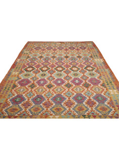 Kilim 198x302 Cm Kilim, Afghanistan, Lana Cardata A Mano 2