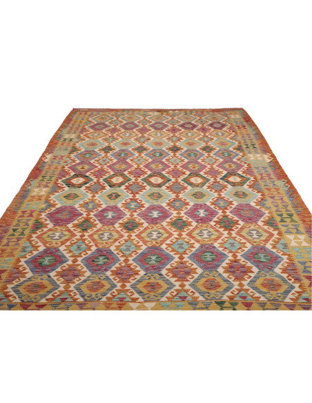 Kilim 198x302 Cm Kilim, Afghanistan, Hand-carded Wool (warp: