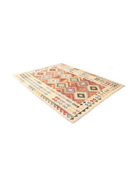 Rug Kilim Afghanistan 183x238 Cream Terracotta