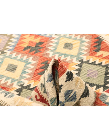 Tappeto Kilim Afghanistan 183x238 Crema Terraco