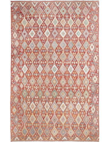 Tappeto Kilim Afghanistan 304x496 Rosso Terraco