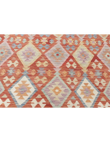 Tappeto Kilim Afghanistan 304x496 Rosso Terraco