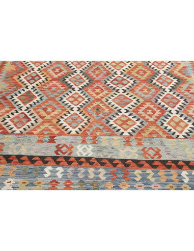 Rug Kilim Afghanistan 403x601 Blue-grey Terraco