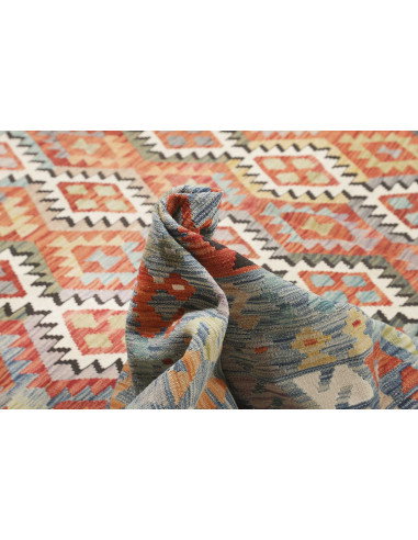 Rug Kilim Afghanistan 403x601 Blue-grey Terraco