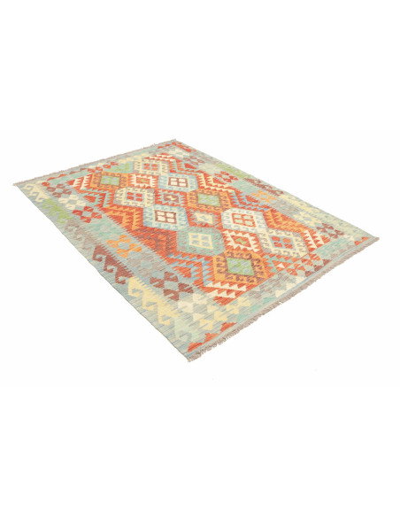 Tappeto Kilim Afghanistan 151x205 Turchese Aran