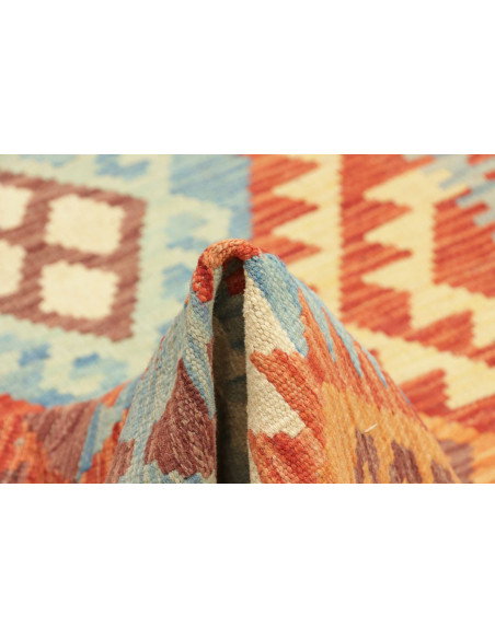Tappeto Kilim Afghanistan 151x205 Turchese Aran