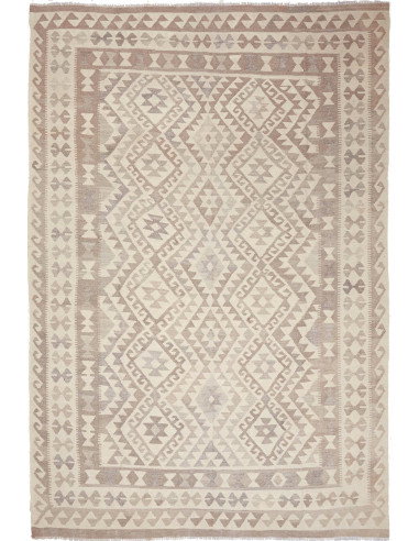 Rug Kilim Afghanistan 197x291 Ivory Beige