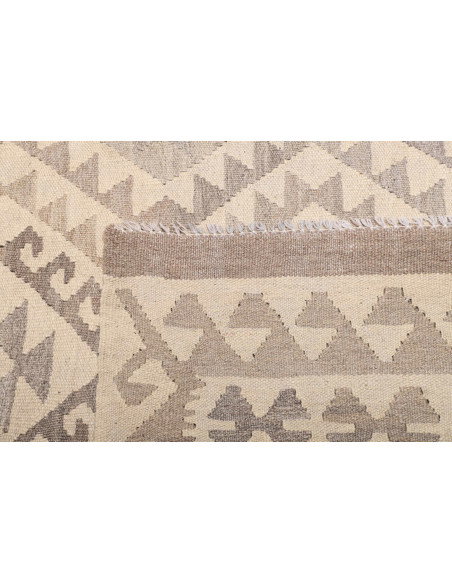 Tappeto Kilim Afghanistan 197x291 Avorio Beige