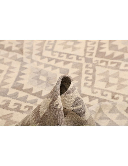 Tappeto Kilim Afghanistan 197x291 Avorio Beige
