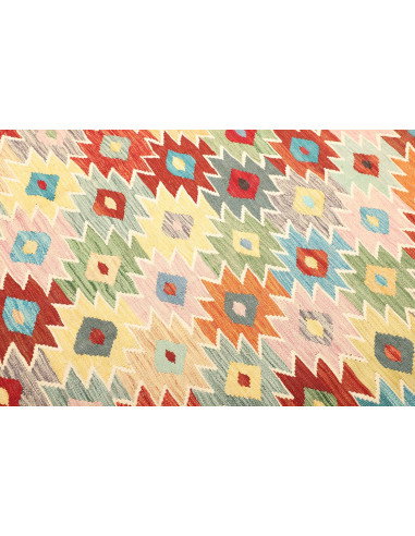 Tappeto Kilim Afghanistan 253x347 Multicolore