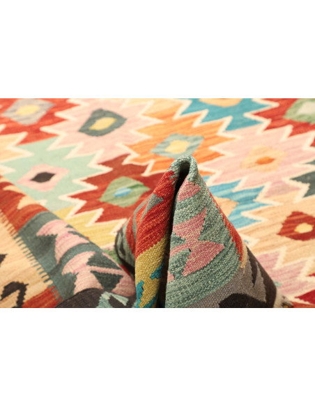 Tappeto Kilim Afghanistan 253x347 Multicolore
