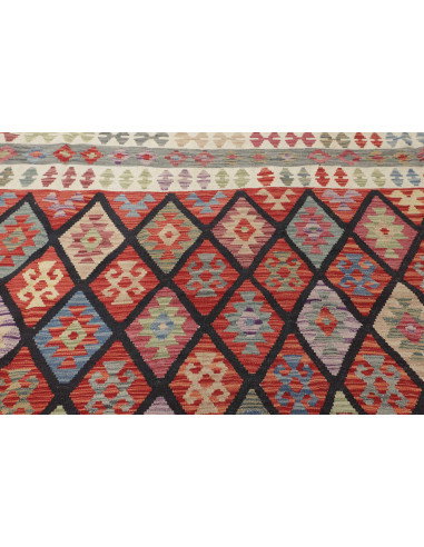 Tappeto Kilim Afghanistan 316x493 Rosso Terraco