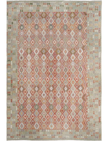 Tappeto Kilim Afghanistan 410x594 Terracotta Ar