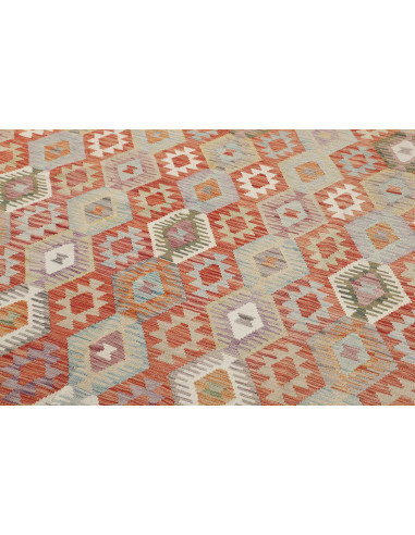 Tappeto Kilim Afghanistan 410x594 Terracotta Ar