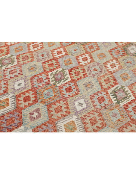 Tappeto Kilim Afghanistan 410x594 Terracotta Ar