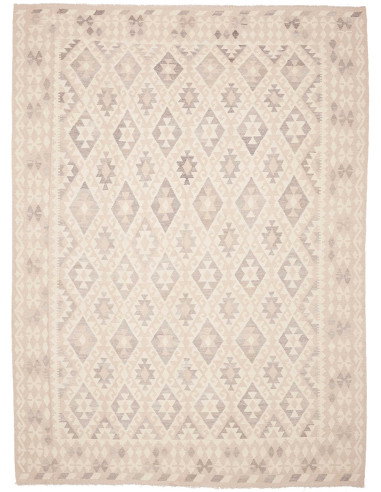 Tappeto Kilim Afghanistan 250x344 Beige Grigio
