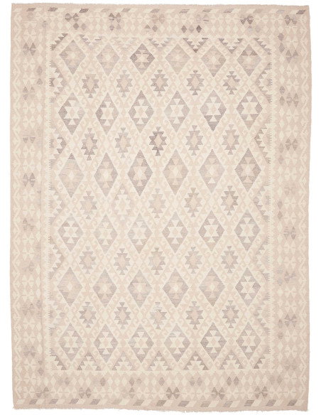 Tappeto Kilim Afghanistan 250x344 Beige Grigio