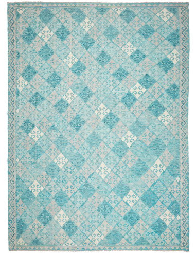 Rug Kilim Afghanistan 292x405 Turquoise Light B