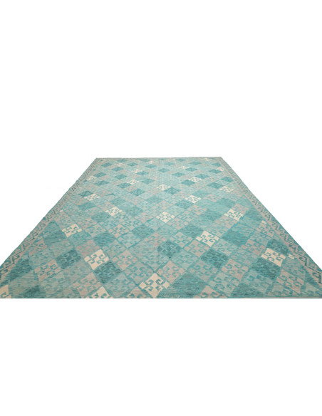 Tappeto Kilim Afghanistan 292x405 Turchese Azzu