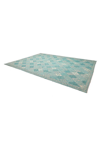 Tappeto Kilim Afghanistan 292x405 Turchese Azzu