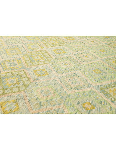 Rug Kilim Afghanistan 318x413 Mint Green Pale A