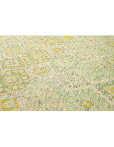 Rug Kilim Afghanistan 318x413 Mint Green Pale A