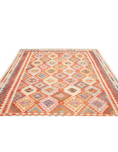 Tappeto Kilim Afghanistan 247x335 Arancione Ter