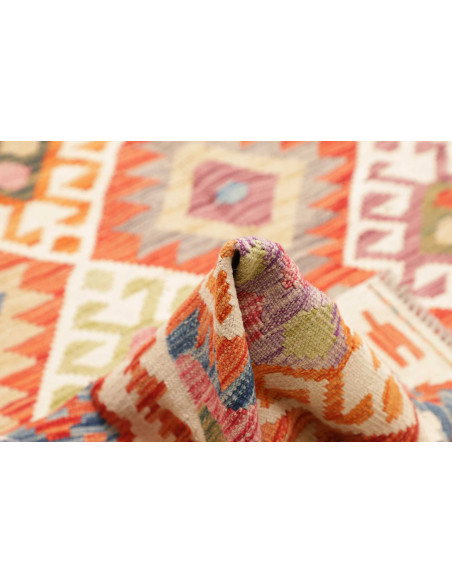 Tappeto Kilim Afghanistan 247x335 Arancione Ter