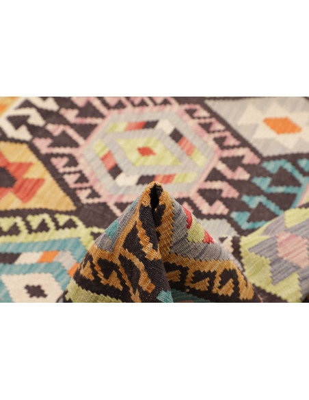 Rug Kilim Afghanistan 183x242 Dark Brown