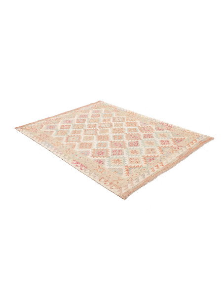 Tappeto Kilim Afghanistan 153x192 Crema Di Pesc